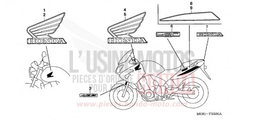 MARQUE/RAYURE CBF600NA4 de 2004